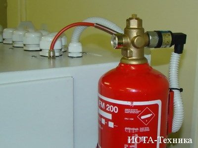 Особенности установки газового пожаротушения