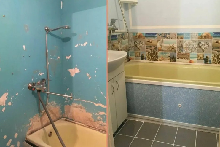 Как отремонтировать стены в ванной?