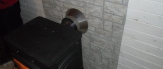 подключение буржуйки